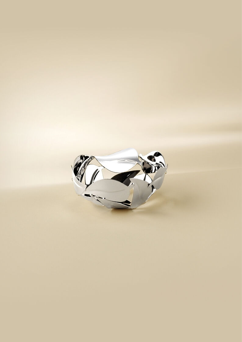 Ottaviani Mini Porta Bon-bon "foglie" Diam.cm.12,5 H.6,5