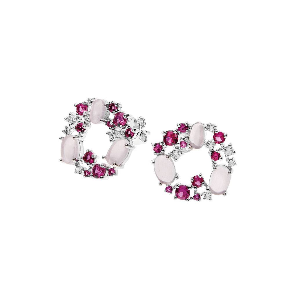 Ottaviani Orecchini"albero dei sogni"arg rod con zirconi