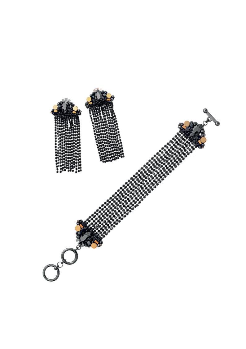 Ottaviani Orecchini C/perline,crist,strass-chiusura Clip