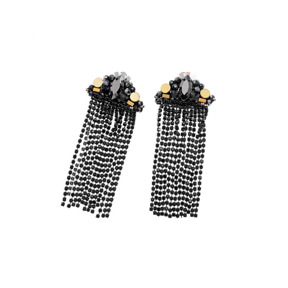 Ottaviani Orecchini c/perline,crist,strass-chiusura clip