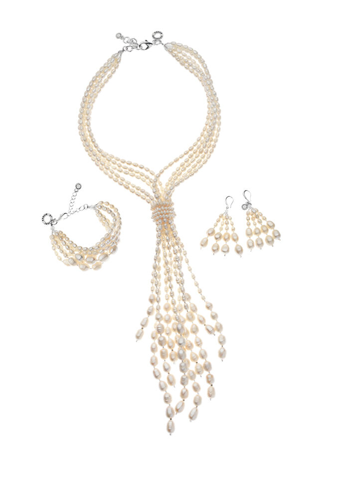 Ottaviani Orecchini Con Perle-chiusura Metallo Argentato