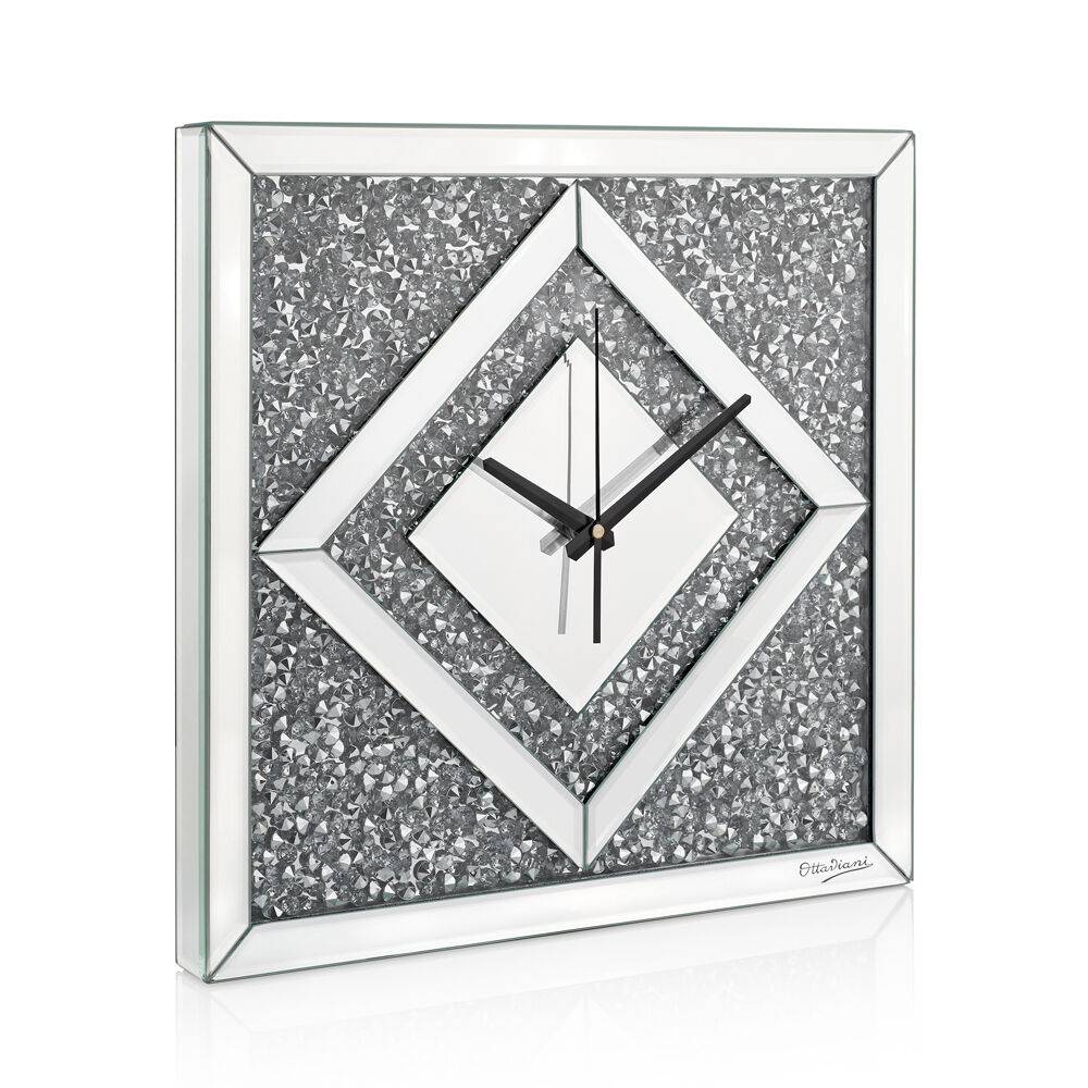 Ottaviani Orologio da parete con cristalli e strass