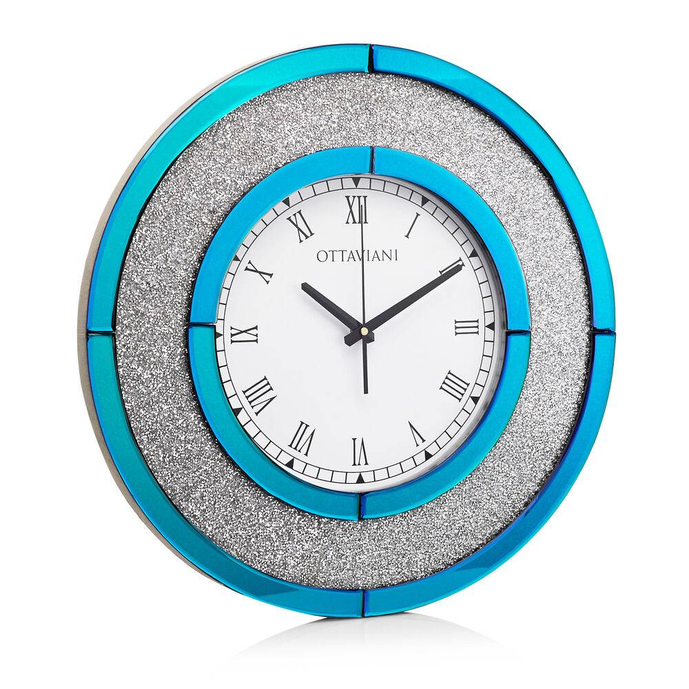 Ottaviani Orologio da parete "rainbow blu" c/cr. d.50 cm