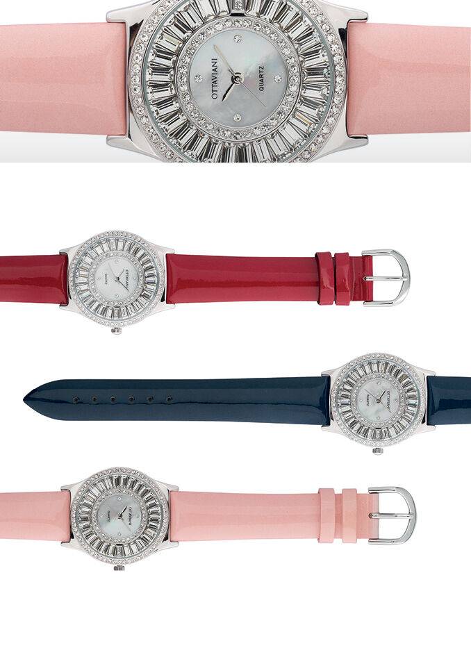 Ottaviani Orologio Quarzo Acciaio,strass-vernice Blu