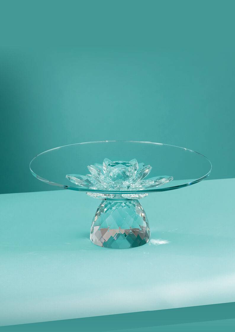 Ottaviani Alzata In Cristallo 30x30x14 Cm