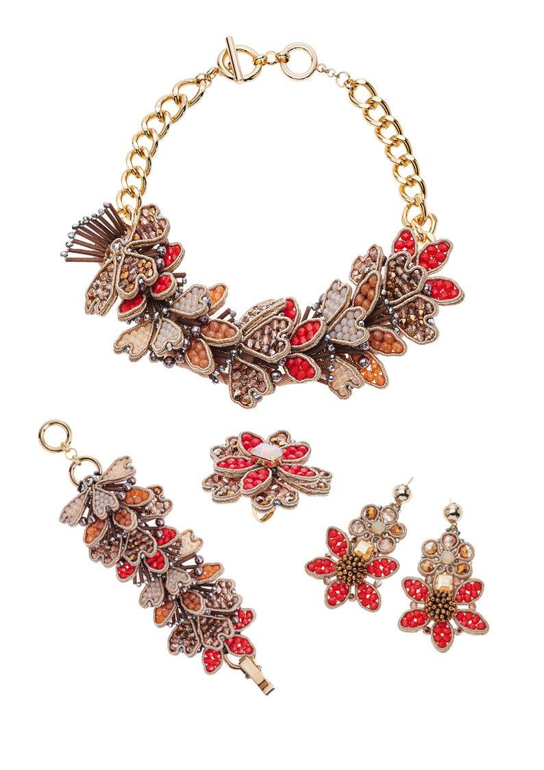 Ottaviani Anello Con Perline,cristalli E Strass