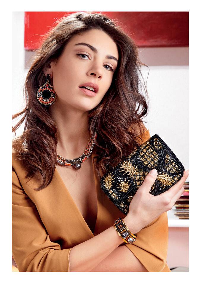 Ottaviani Bangle Con Cristalli, Strass E Perline