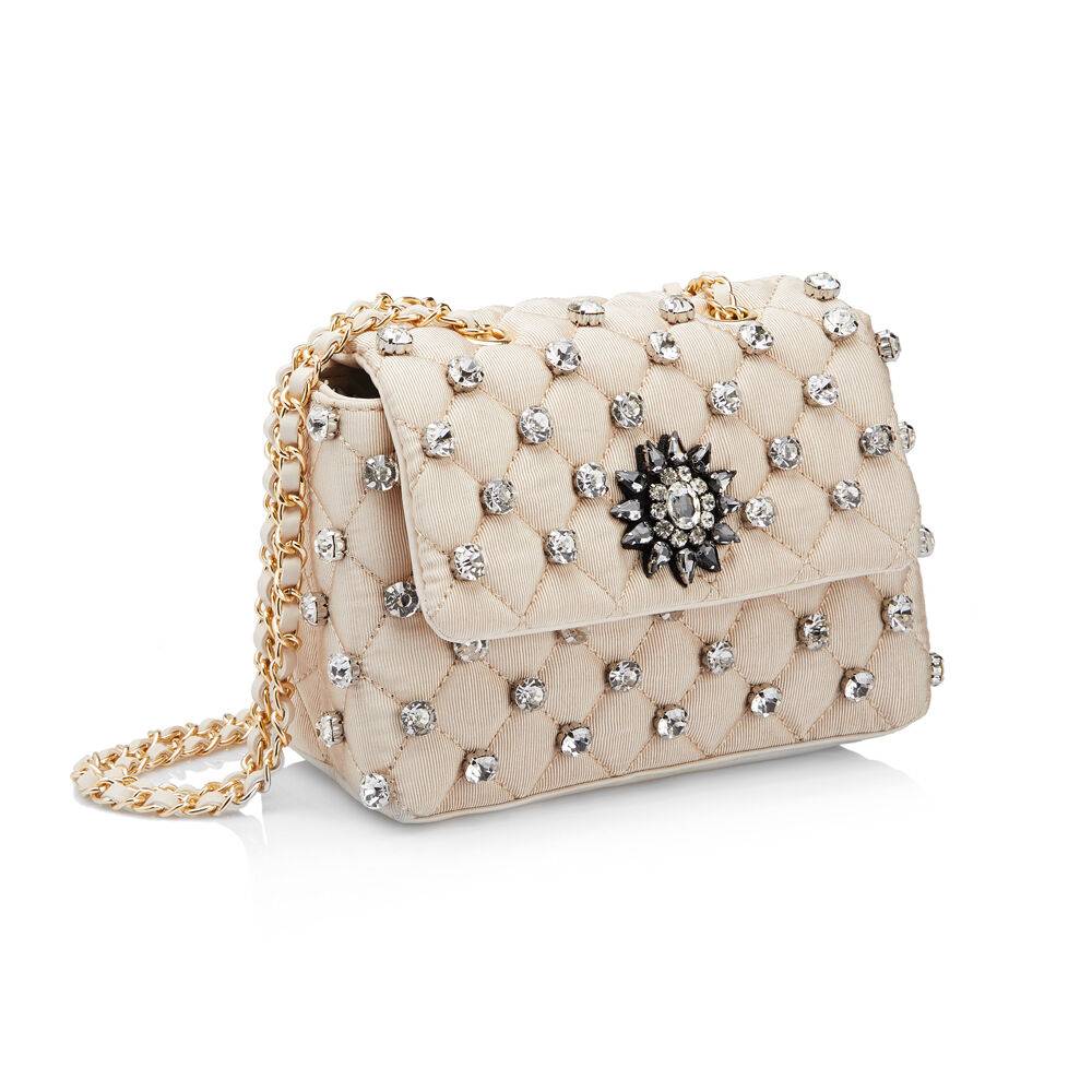 Ottaviani Borsa gioiello con cristalli e strass