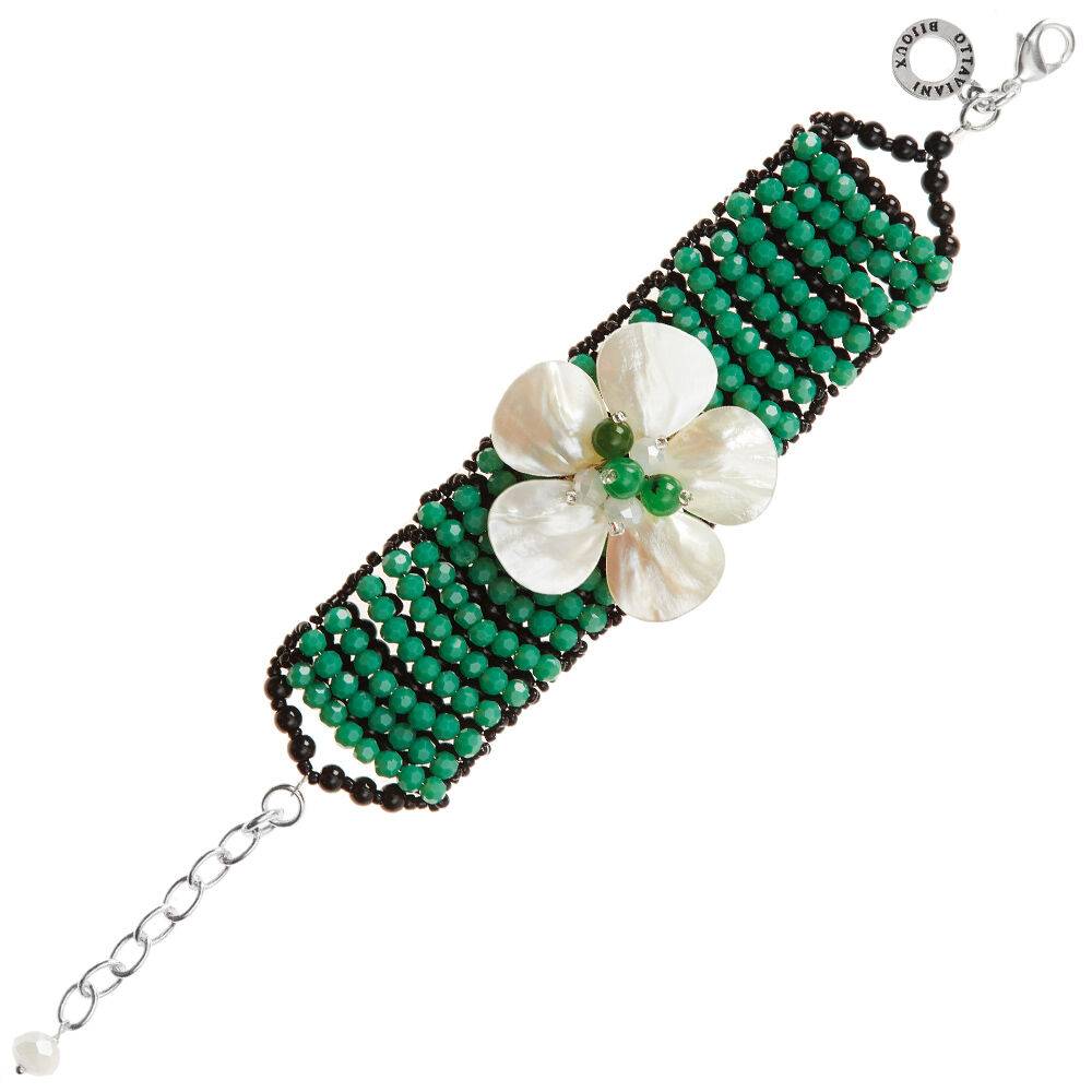 Ottaviani Bracciale con agata e madreperla