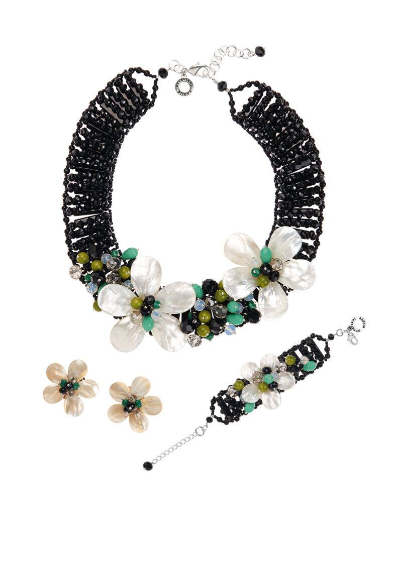 Ottaviani Bracciale Con Cristalli E Madreperla