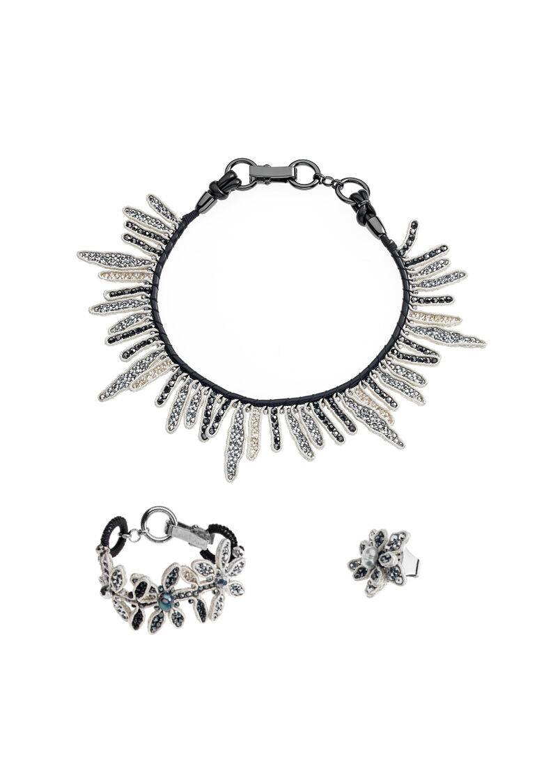 Ottaviani Bracciale Con Cristalli E Perline