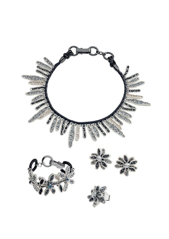 Ottaviani Bracciale Con Cristalli E Perline