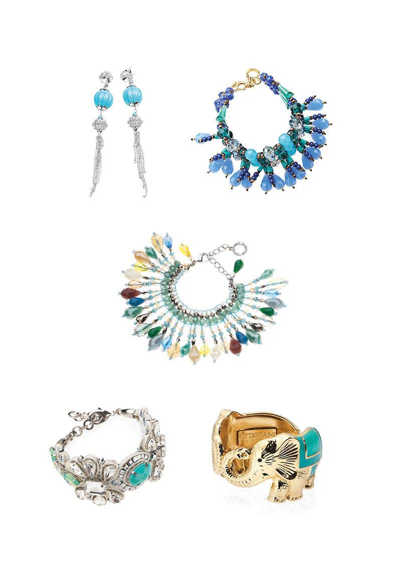 Ottaviani Bracciale Con Cristalli E Perline