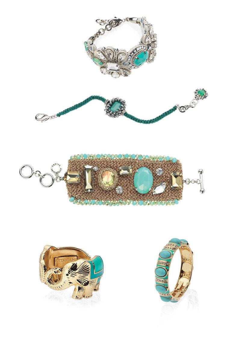 Ottaviani Bracciale Con Cristalli E Perline