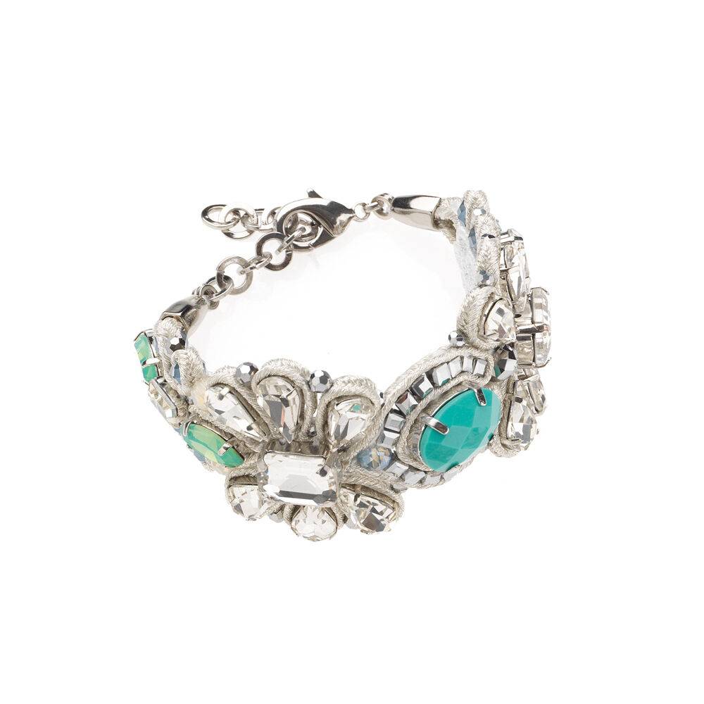 Ottaviani Bracciale con cristalli e perline