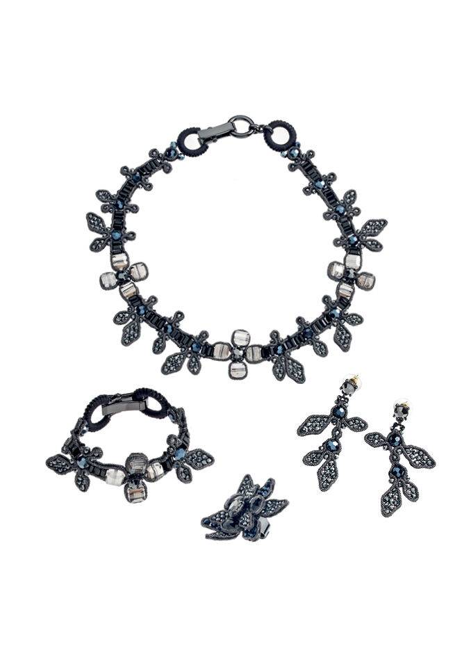 Ottaviani Bracciale Con Cristalli E Perline