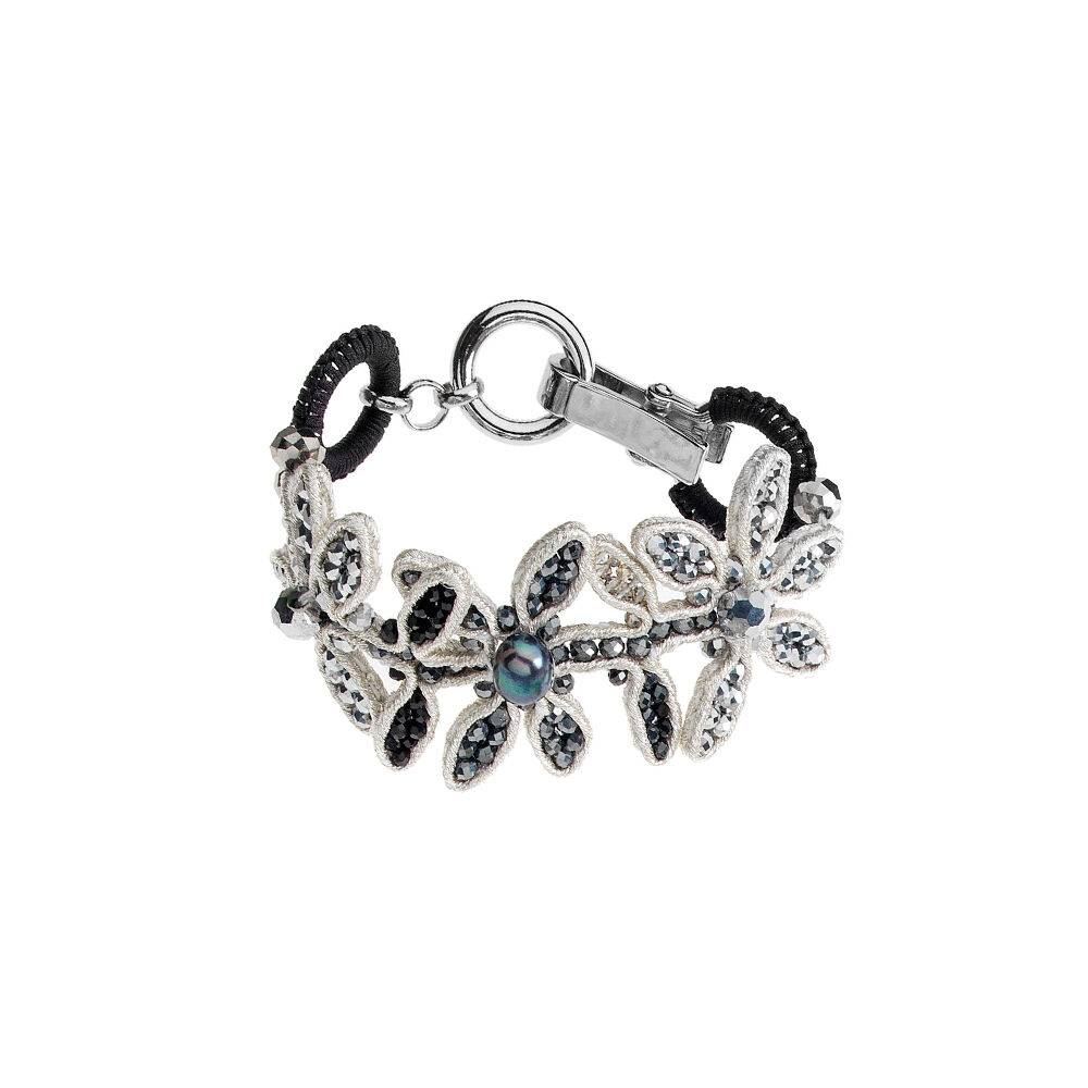 Ottaviani Bracciale con cristalli e perline
