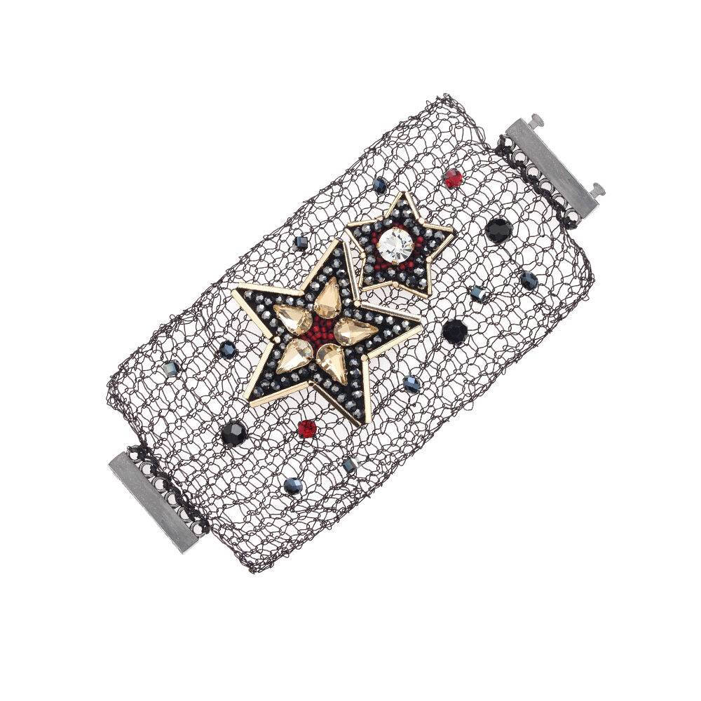 Ottaviani Bracciale con cristalli,perle e perline