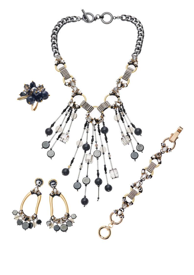 Ottaviani Bracciale Con Cristalli,perline E Strass