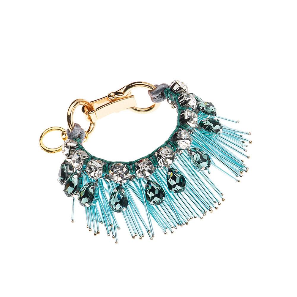 Ottaviani Bracciale con cristalli strass e perline