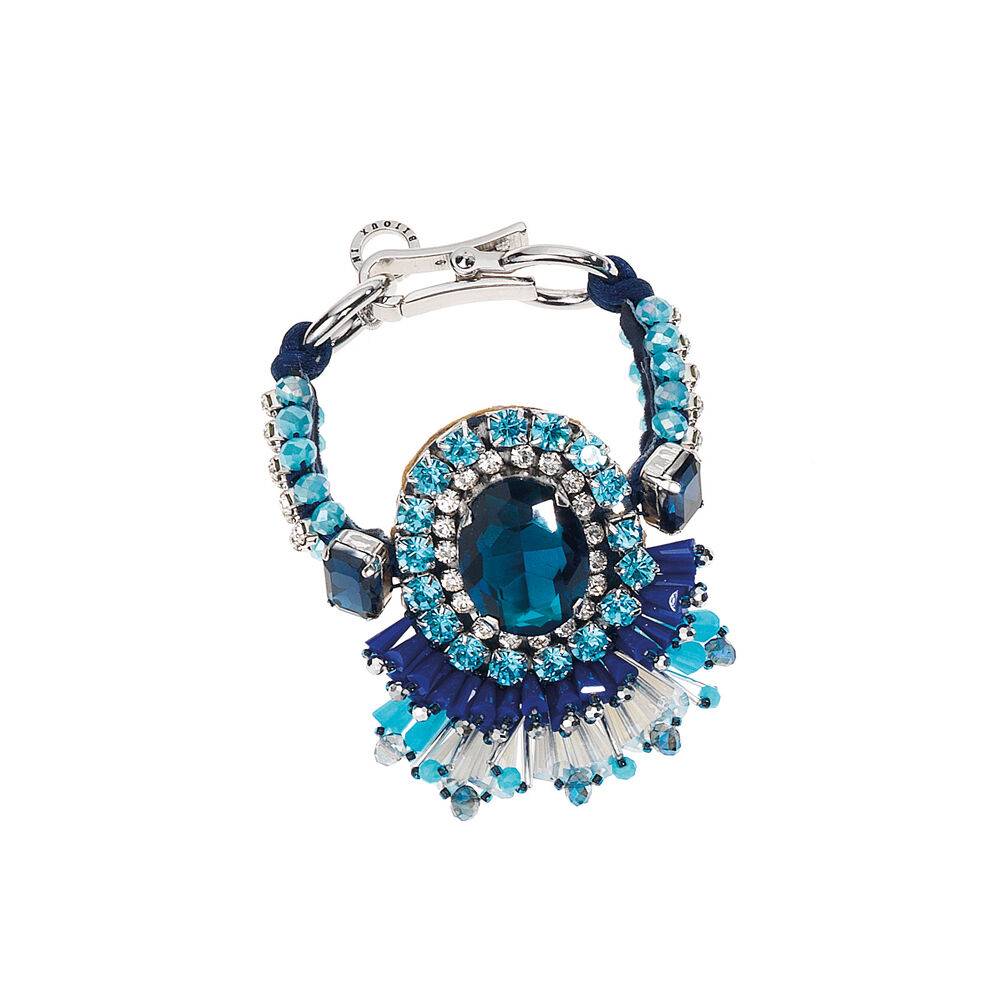 Ottaviani Bracciale con cristalli,strass e perline