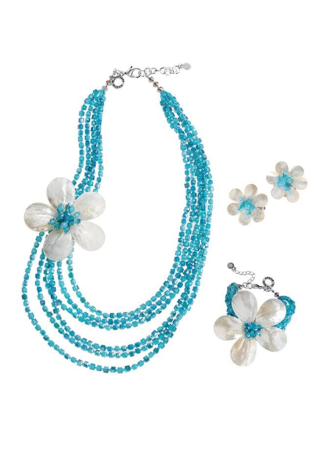 Ottaviani Bracciale Con Madreperla E Cristalli