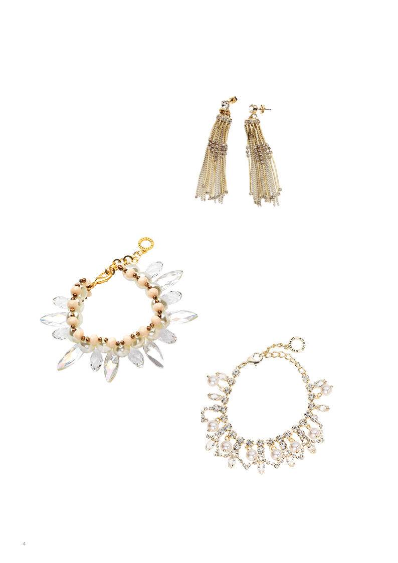 Ottaviani Bracciale Con Perle,cristalli E Strass