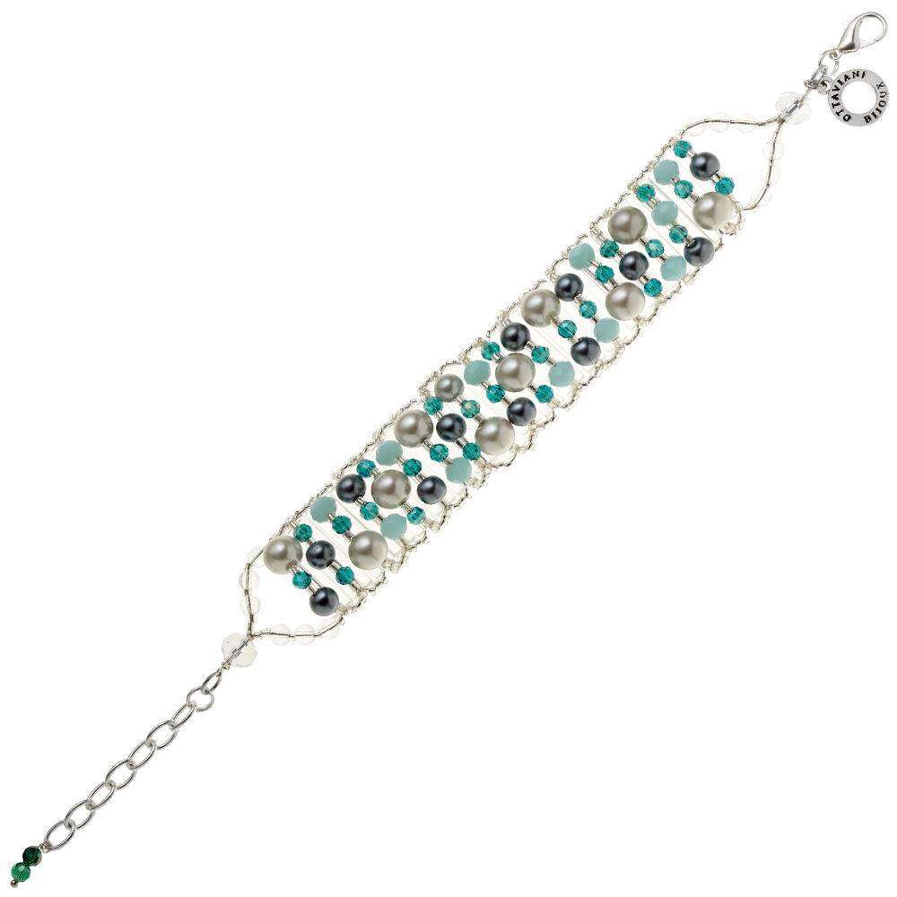 Ottaviani Bracciale con perle e cristalli