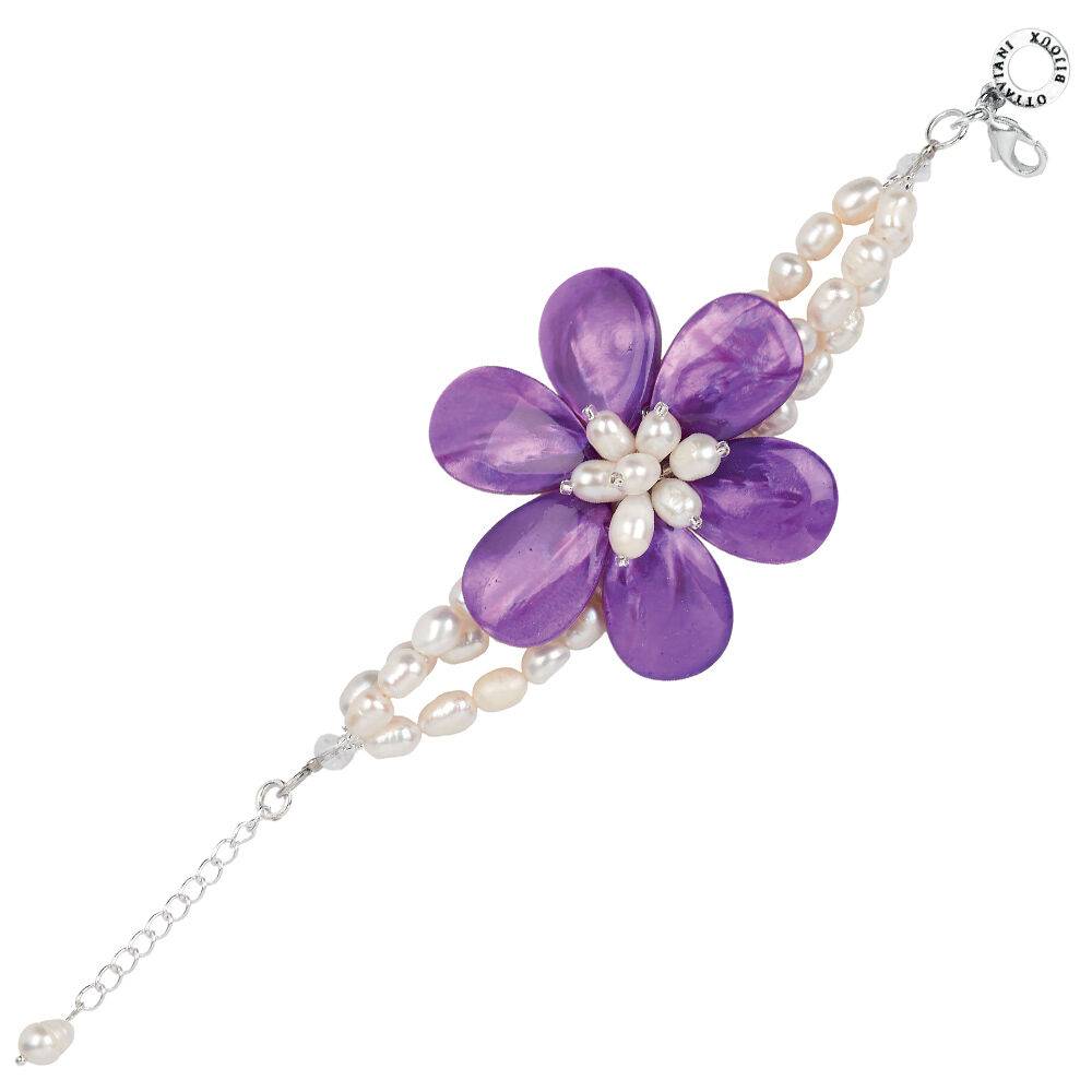 Ottaviani Bracciale con perle e madreperla