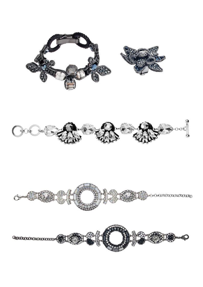 Ottaviani Bracciale Con Perline,cristalli E Strass