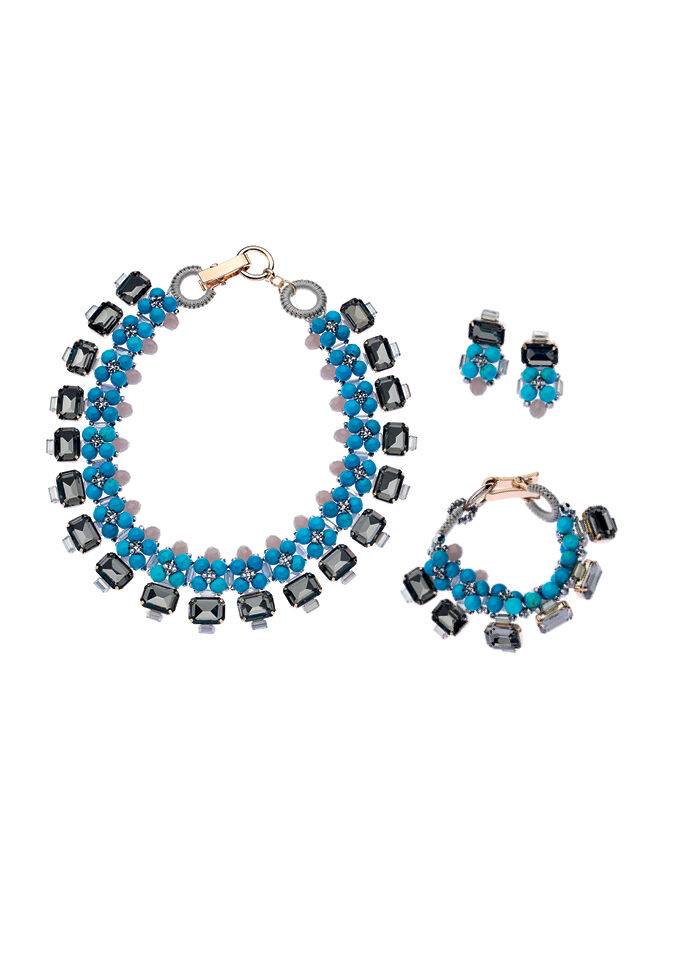 Ottaviani Bracciale Con Perline, Cristalli E Strass