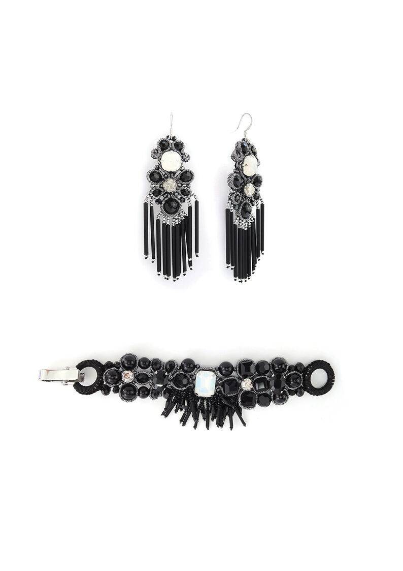 Ottaviani Bracciale Con Perline,cristalli E Strass