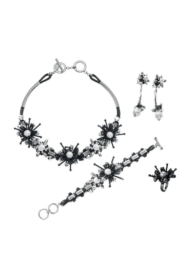 Ottaviani Bracciale Con Perline,cristalli E Strass