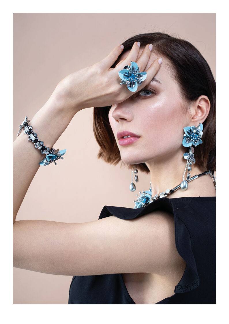 Ottaviani Bracciale Con Perline,cristalli E Strass