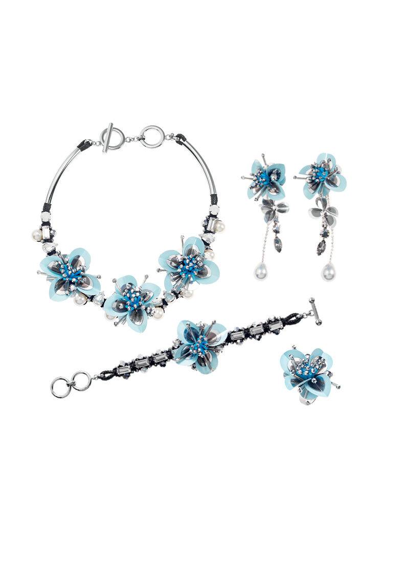 Ottaviani Bracciale Con Perline,cristalli E Strass