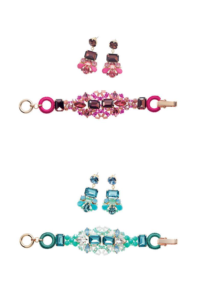 Ottaviani Bracciale Con Perline,cristalli E Strass