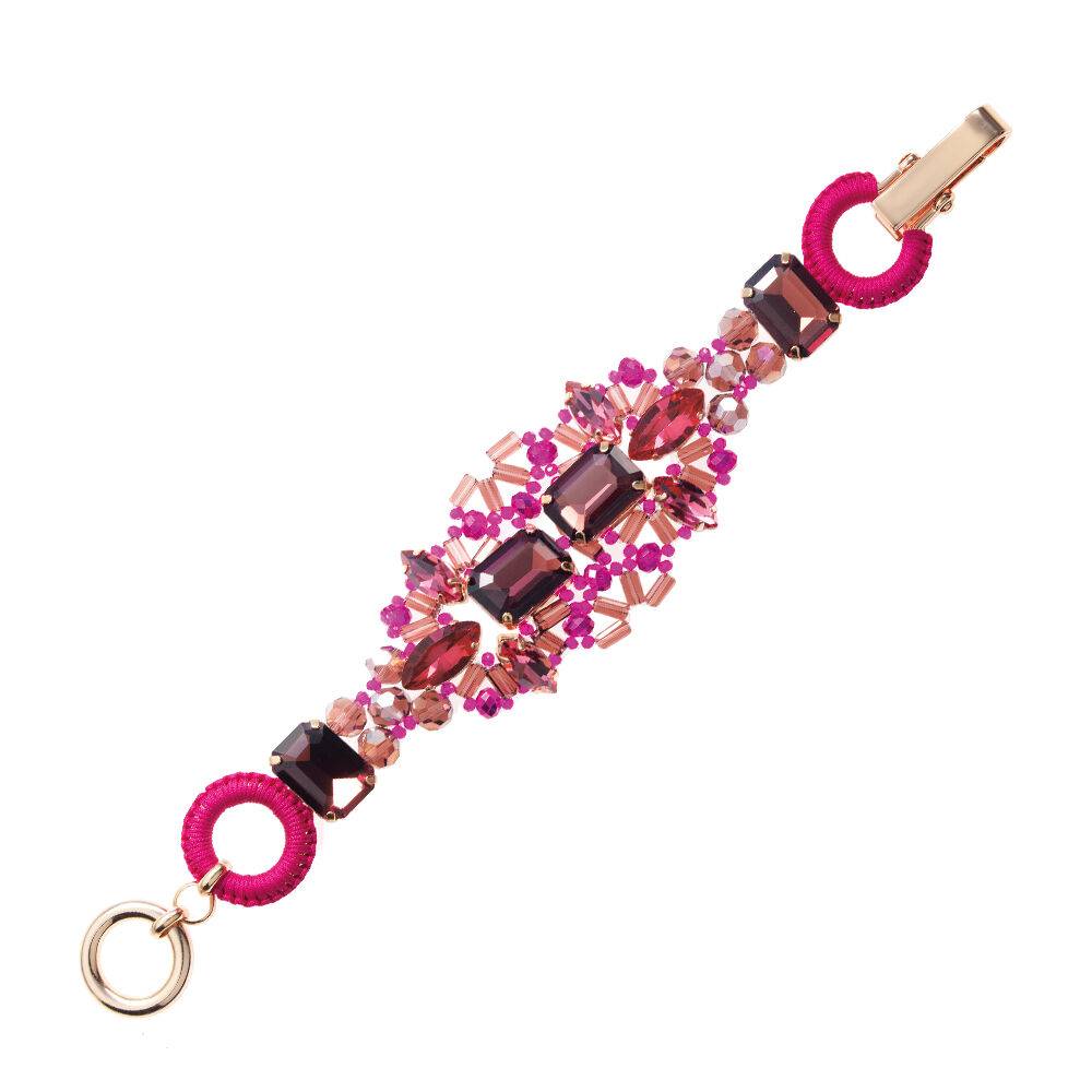 Ottaviani Bracciale con perline,cristalli e strass