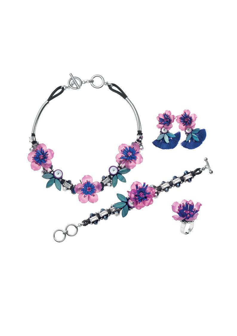 Ottaviani Bracciale Con Perline,cristalli E Strass