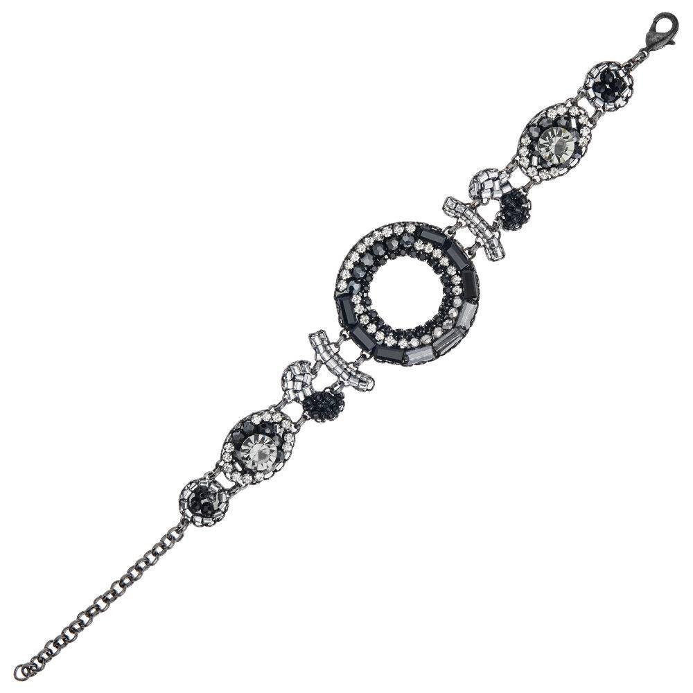 Ottaviani Bracciale con perline,cristalli e strass