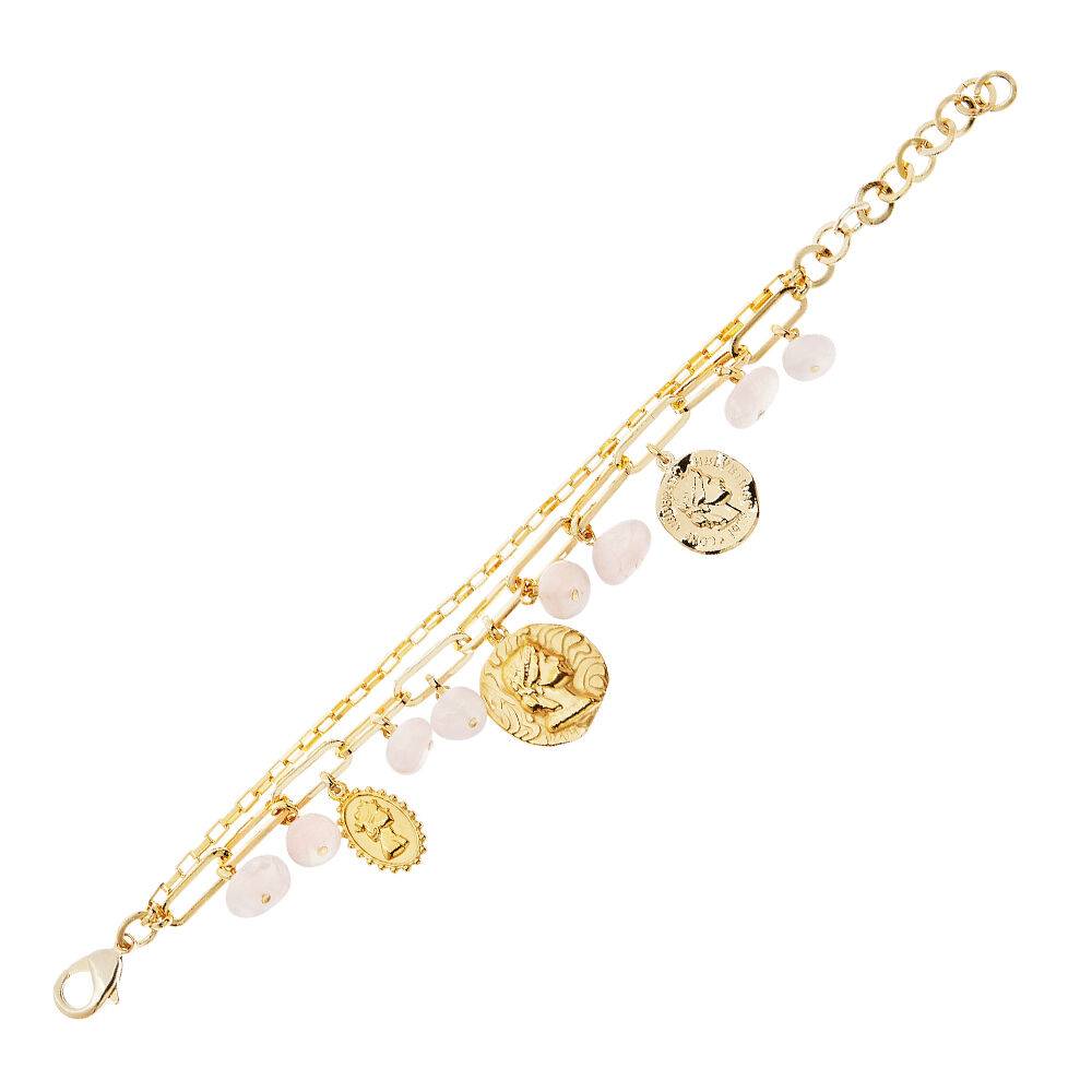 Ottaviani Bracciale con quarzi rosa