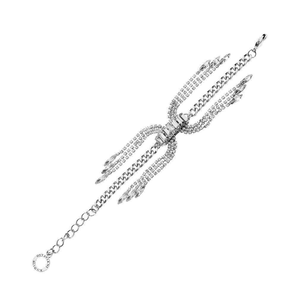 Ottaviani Bracciale con strass e cristalli