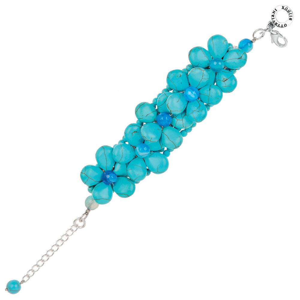 Ottaviani Bracciale con turchese e agata