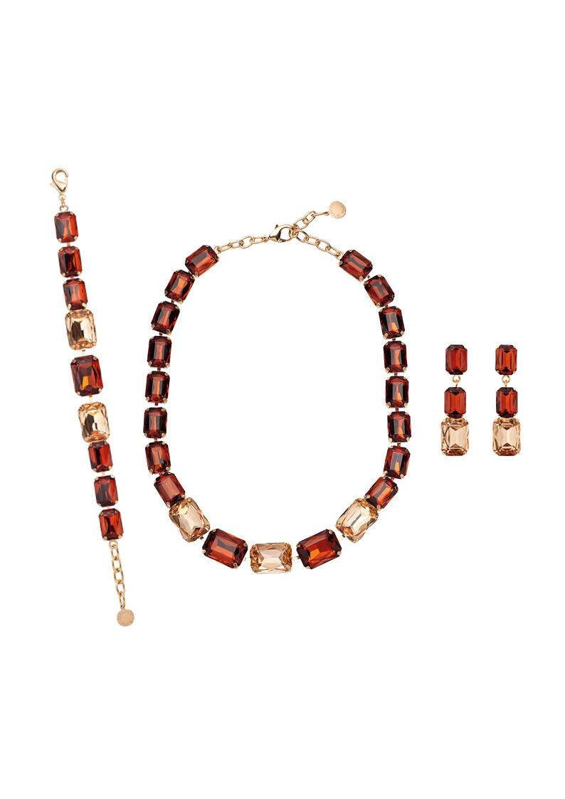 Ottaviani Bracciale Dorato Con Cristalli