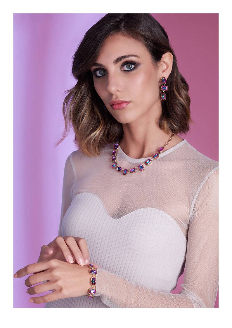 Ottaviani Bracciale Dorato Con Cristalli