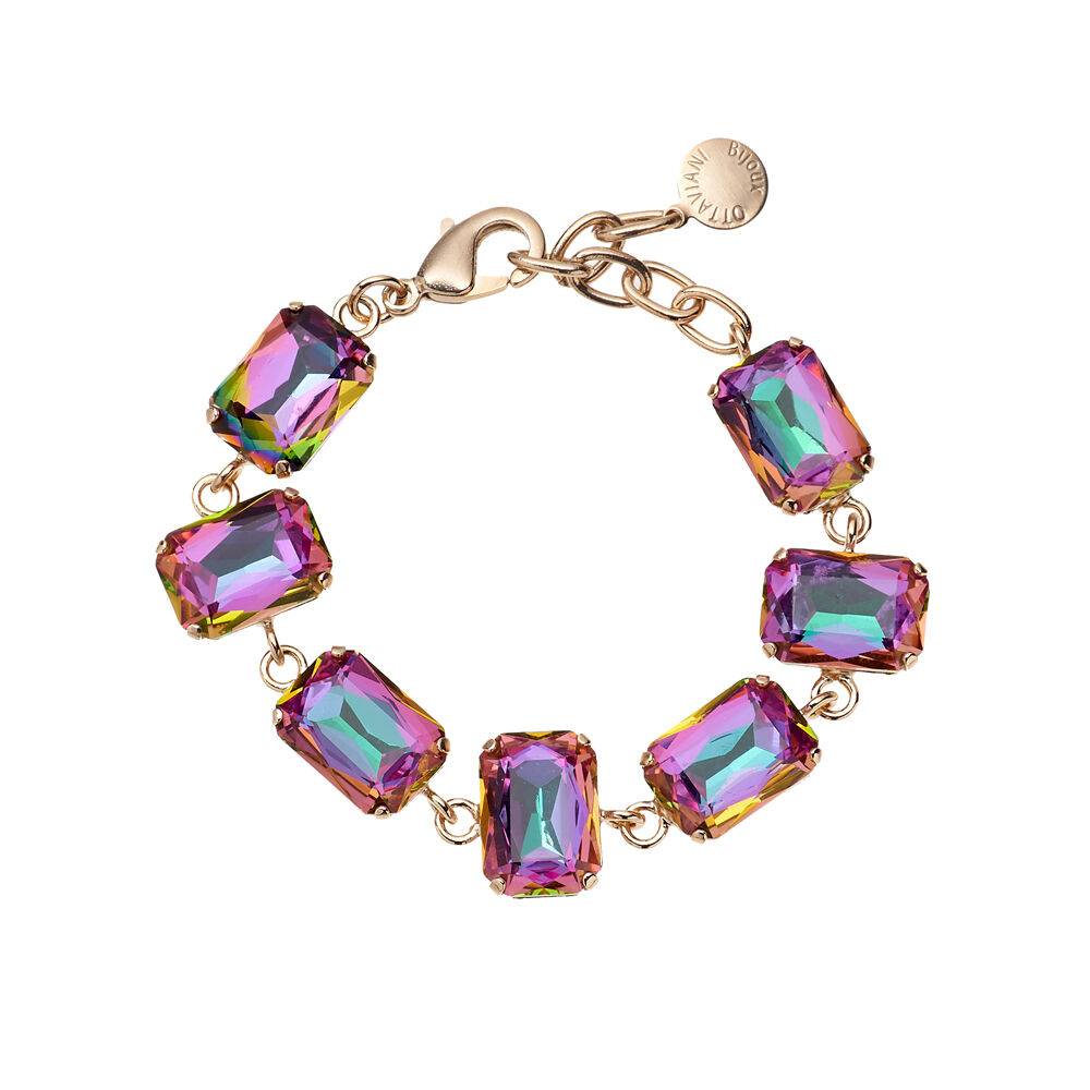 Ottaviani Bracciale dorato con cristalli