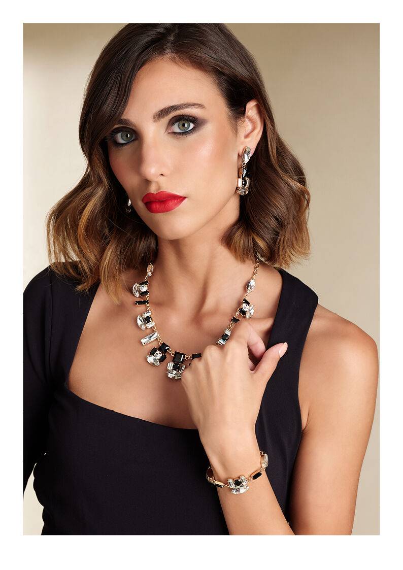 Ottaviani Bracciale Dorato Con Cristalli