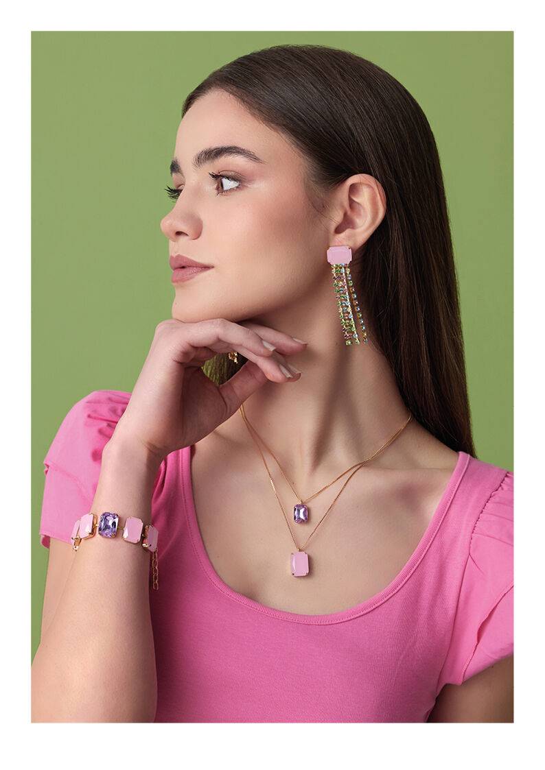 Ottaviani Bracciale Dorato Con Cristalli