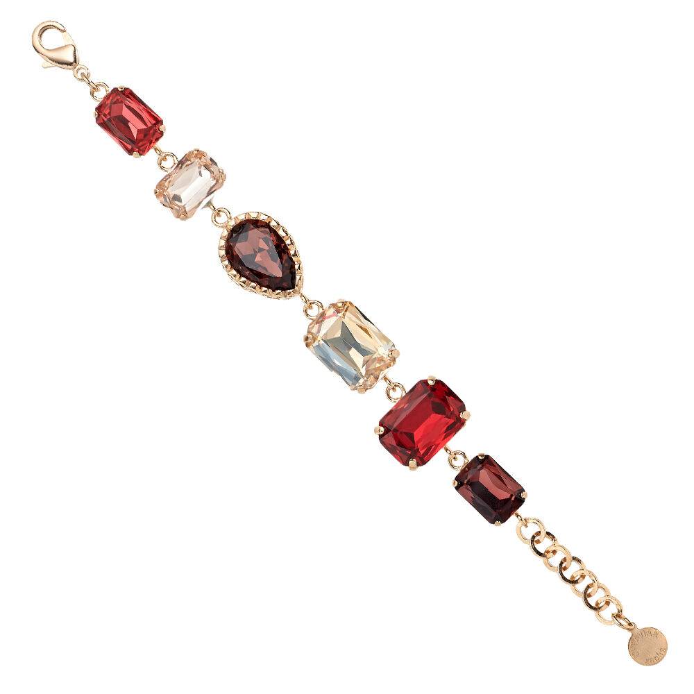 Ottaviani Bracciale dorato con cristalli