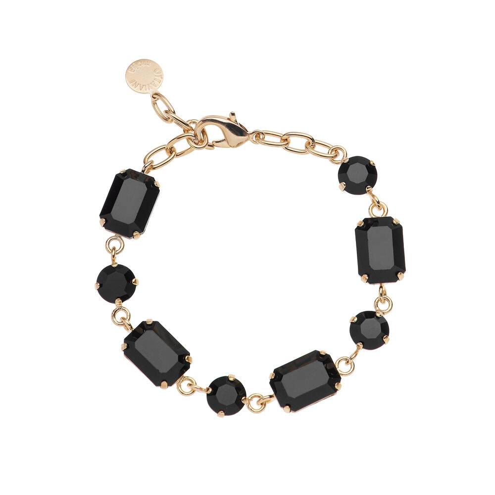Ottaviani Bracciale dorato con cristalli