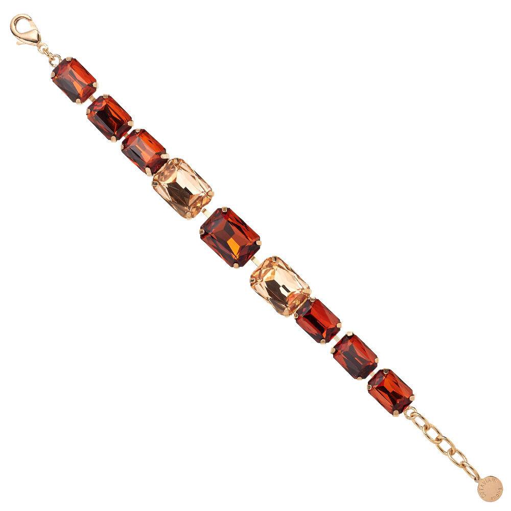 Ottaviani Bracciale dorato con cristalli